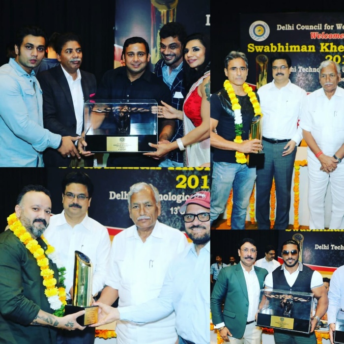 Delhi council of welfare of sportsman organized Swabhiman khel ratan awards 2019 at Delhi Technological University