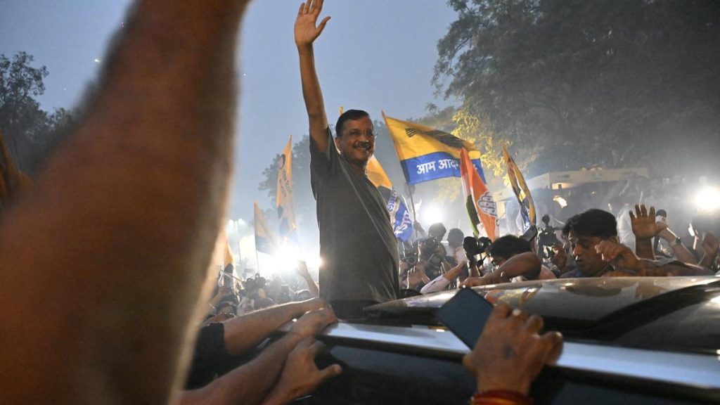After 50 Days, Delhi CM Arvind Kejriwal Walks Out Of Tihar Jail