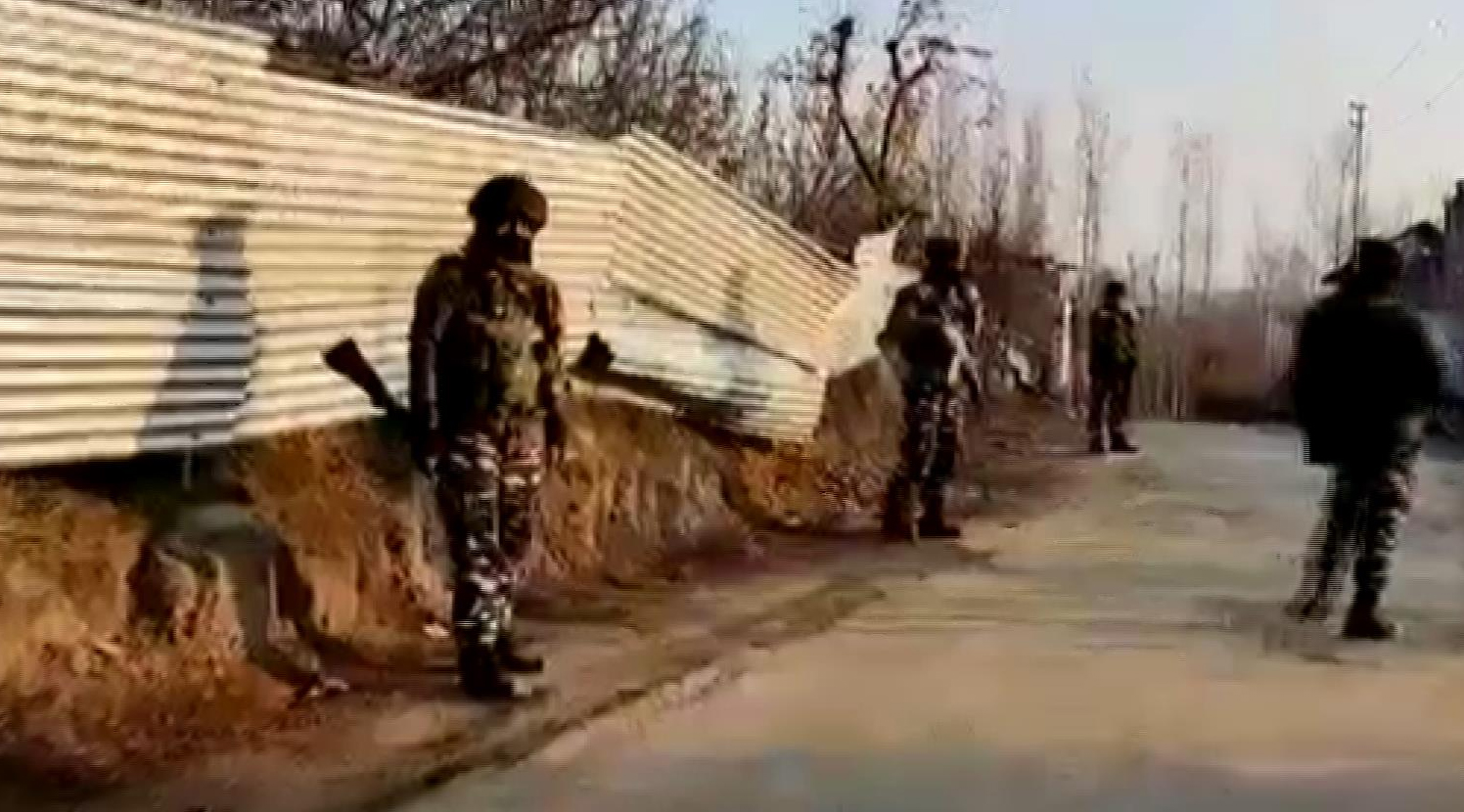 Three terrorists killed during gunbattle in Jammu and Kashmir's Ganderbal; huge cache of arms seized