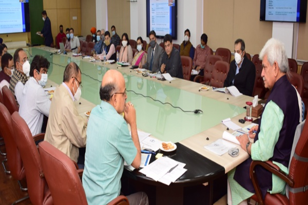 Lt Governor chairs preparatory meeting of "Azaadi Ka Amrut Mahotsav"- India@75  for celebrating 75 years of Independence