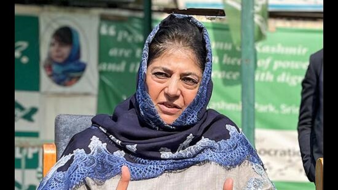 Mehbooba Mufti urges India, Pakistan to exercise restraint