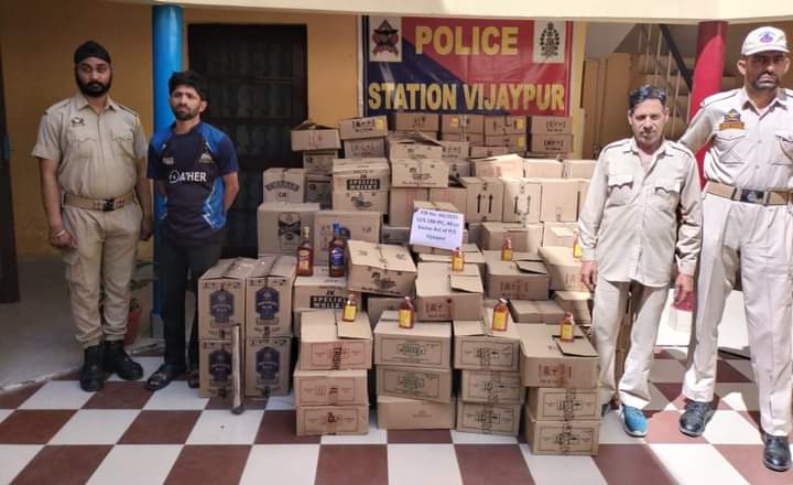 SAMBA POLICE RECOVERS HUGE CACHE OF 8998 LIQUOR BOTTLES, ARRESTS 2 PERSONS