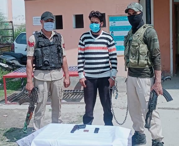 LeT Hybrid Terrorist Arrested In J&K's Bemina Srinagar: J&K Police