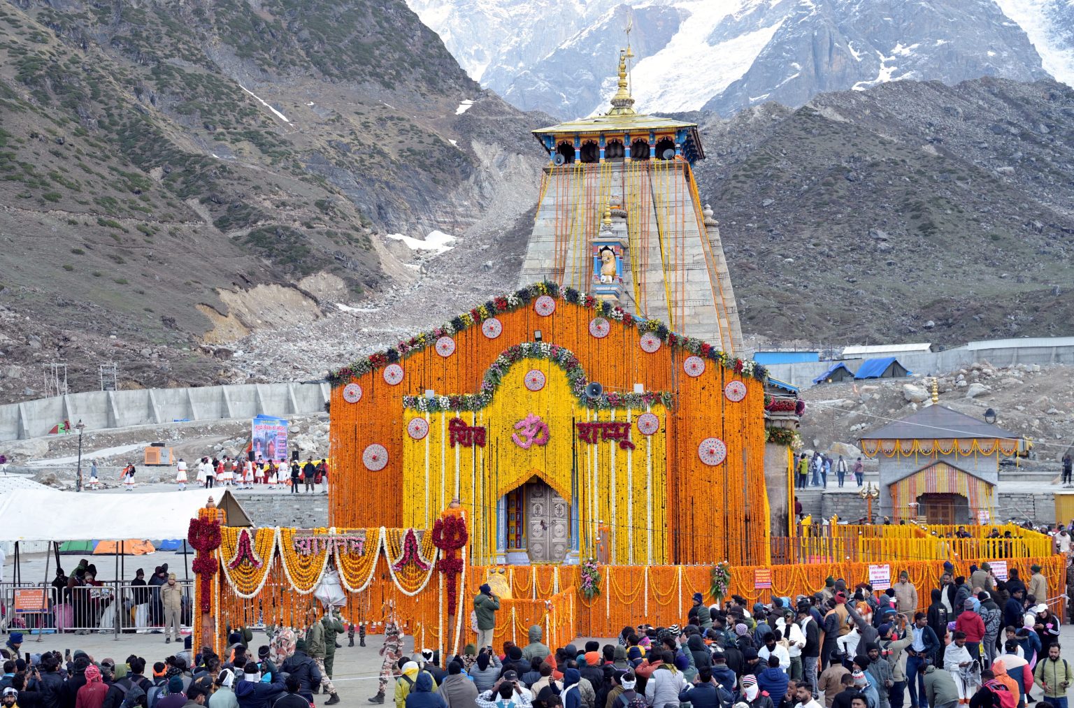 Kedarnath Dham Portals Open For Devotees Amid Tight Security; Char Dham Yatra In Full Swing