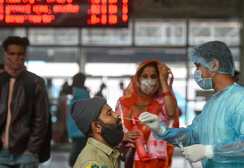 India Logs 13,272 Fresh COVID-19 Cases, 36 Fatalities In 24 Hours; Positivity Rate At 4.21 %