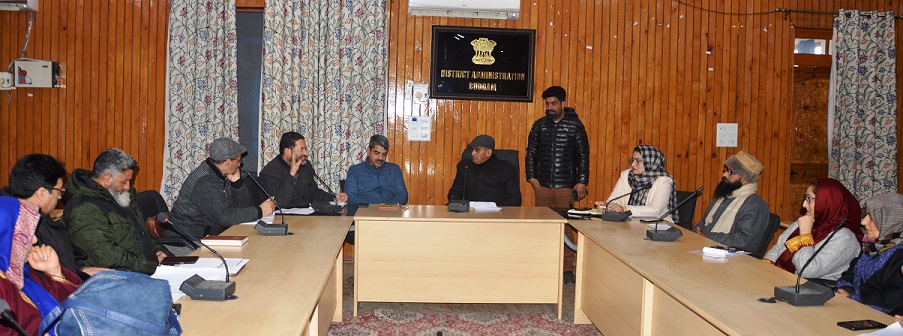 Meeting of Standing Committee for Health & Education held at Budgam