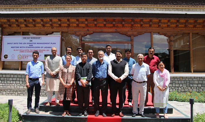 JU Organises Workshop on “Increasing Resilience to Environmental Hazards: Disaster Management Planning” at Leh
