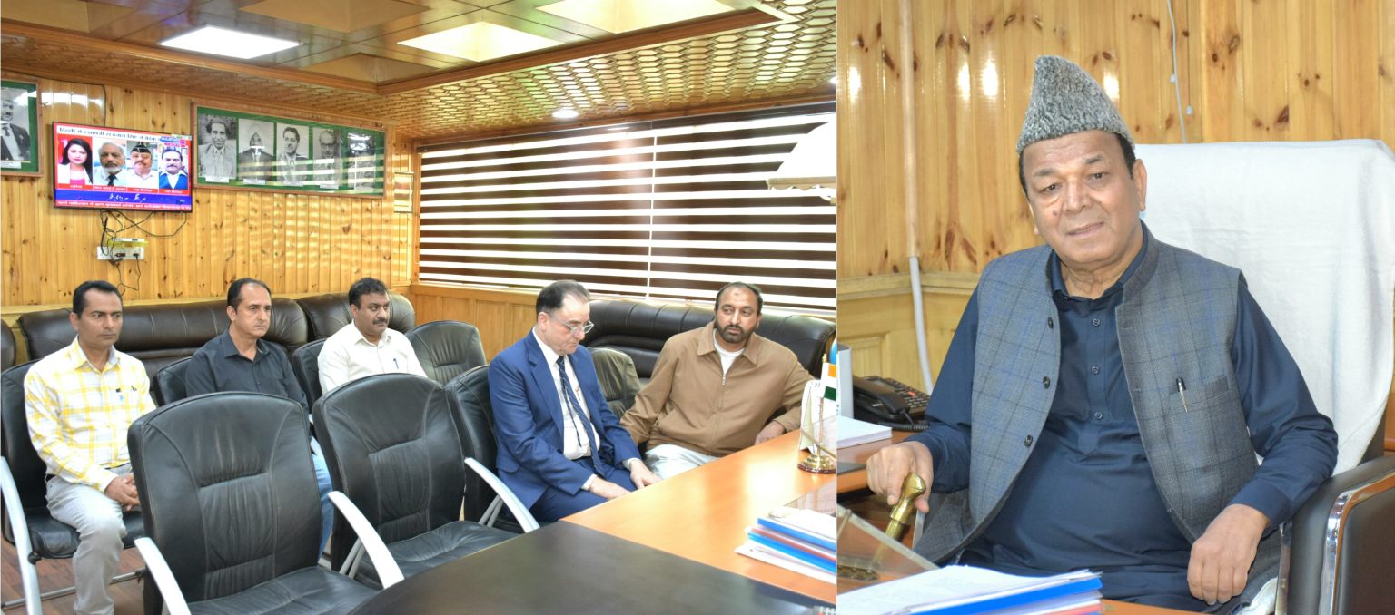 Speaker Visits Assembly Complex Srinagar; Inspects Office Functioning, Emphasizes Smooth Operations
